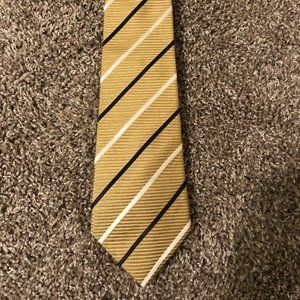 Donald J. Trump Signature Collection Silk Tie Gold/Black/White